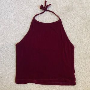 Brandy Melville Cropped Halter Top